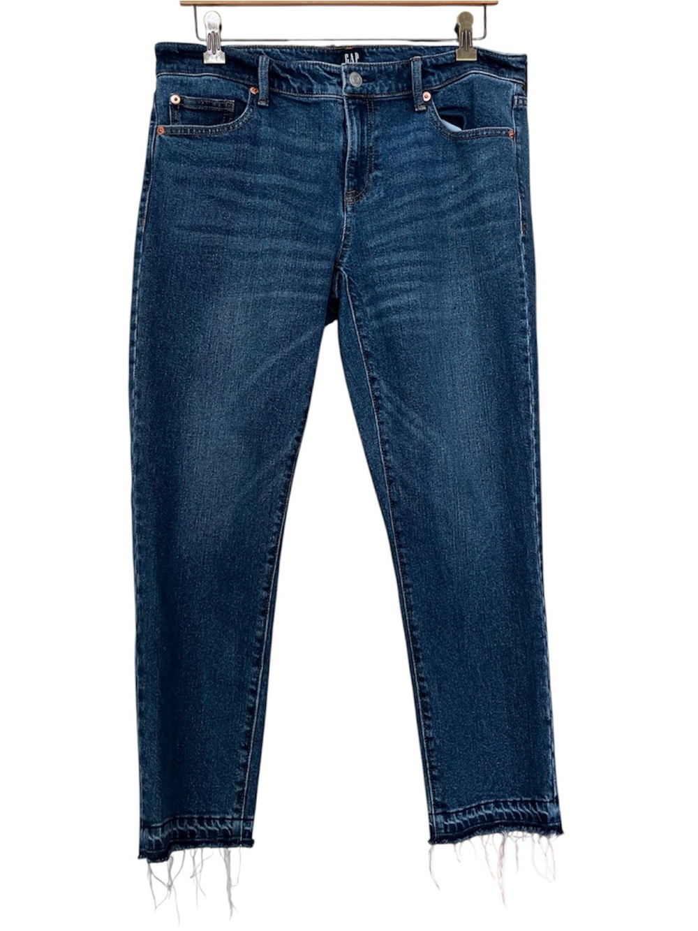 GAP Girlfriend Dark Blue High-Rise Ankle Skinny Jeans sz29
